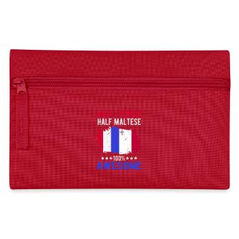 Halb Franzose Halb Mateser - Federtasche - Rot - Vorne