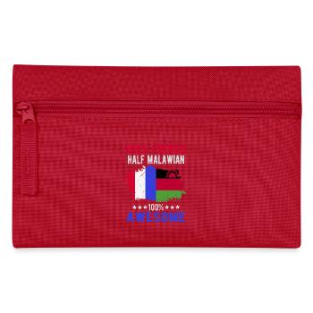 Half French Half Malawi - Pencil Case - red - Front