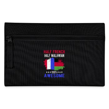Half French Half Malawi - Pencil Case - black - Front
