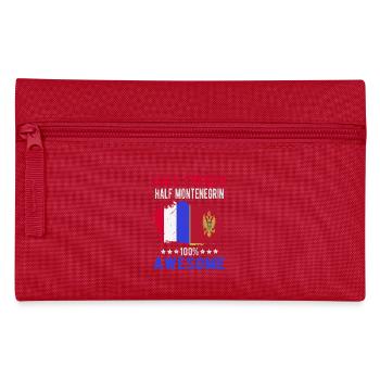 Halb Franzose Halb Montenegriner - Federtasche - Rot - Vorne