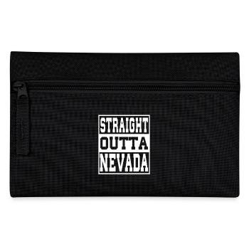Nevada Saying Funny Nevada Gift - Pencil Case - black - Front
