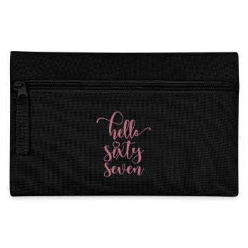 Hello Sixty Seven Cute 67 Years Old Birthday - Pencil Case - black - Front