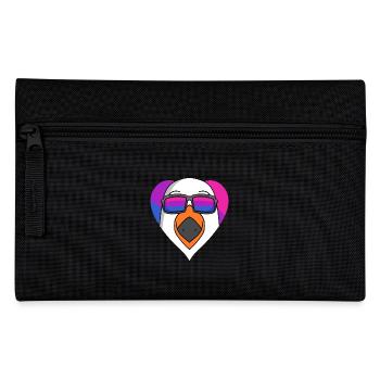 Bisexuell Möwe Geschenk - Federtasche - Schwarz - Vorne