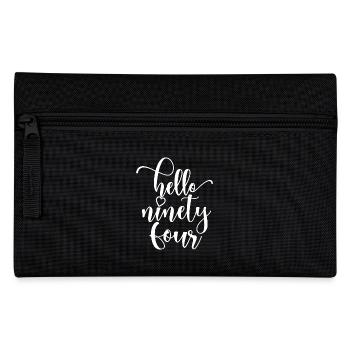 Hello Ninety Four Cute 94 Years Old Birthday - Pencil Case - black - Front