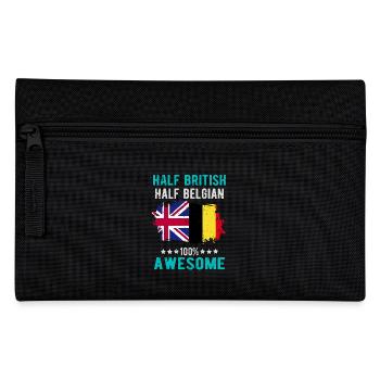 Halb Brite Halb Belgier - Federtasche - Schwarz - Vorne