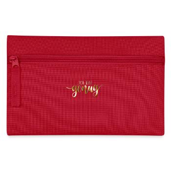 Ich Bin Genug I Am Enough Affirmation Achtsamkeit - Federtasche - Rot - Vorne