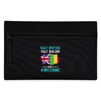 Half British Half Malians - Pencil Case - black - Front