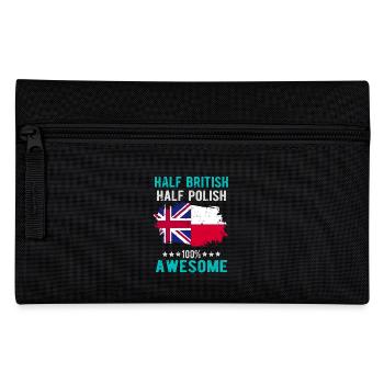 Half British Half Singaporean - Pencil Case - black - Front