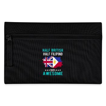 Halb Brite Halb Philippiner - Federtasche - Schwarz - Vorne