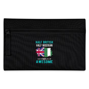 Half British Half Nigerian - Pencil Case - black - Front