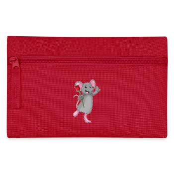 Rat Rose - Pencil Case - red - Front