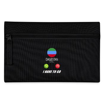 Dagestan calls lusiger flags saying - Pencil Case - black - Front
