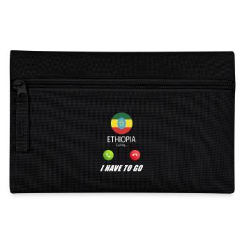 Ethiopia calls lusiger flags slogan - Pencil Case - black - Front