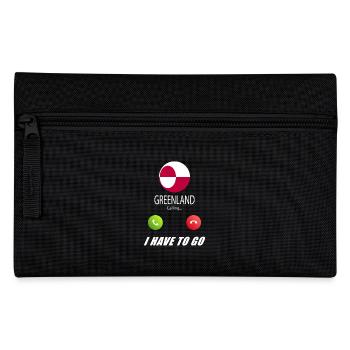 Le Groenland appelle les drapeaux lusiger slogan - Trousse - noir - Devant
