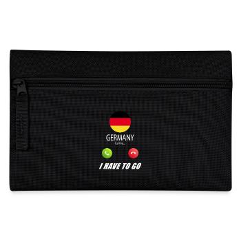 Germany calls to Lusiger flags saying - Pencil Case - black - Front