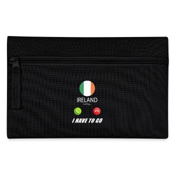 Ireland calls lusiger flags saying - Pencil Case - black - Front