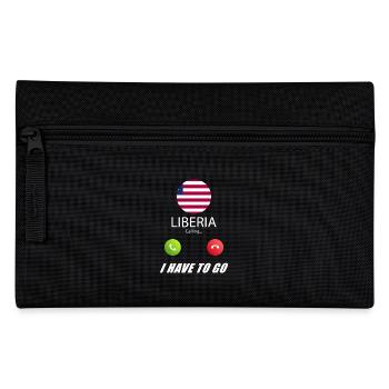 Libya calls on Lusiger flags saying - Pencil Case - black - Front