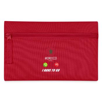 Le Maroc qualifie de slogan les drapeaux lusiger - Trousse - rouge - Devant