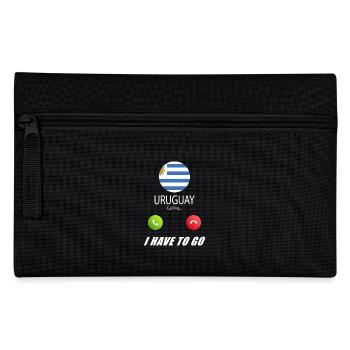 Uruguay calls lusiger flags saying - Pencil Case - black - Front