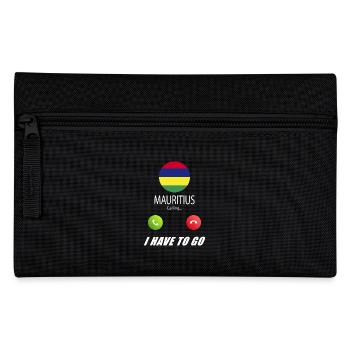 Mauritius calls lusiger flags saying - Pencil Case - black - Front