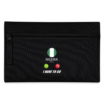 Nigeria calls lusiger flags saying - Pencil Case - black - Front