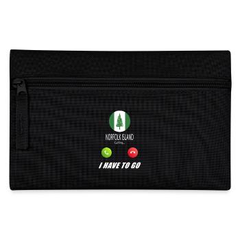 Norfolk Island calls lusiger flags saying - Pencil Case - black - Front