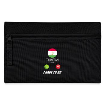 Tajikistan calls lusiger flags saying - Pencil Case - black - Front