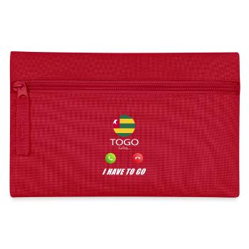 Togo calls on Lusiger flags saying - Pencil Case - red - Front