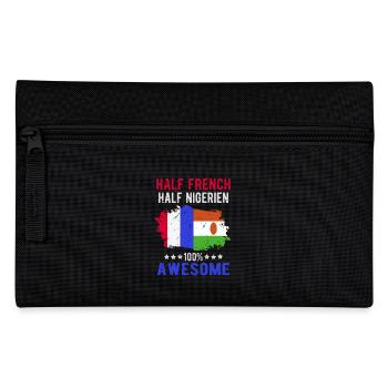 Half French Half Nigrer - Pencil Case - black - Front