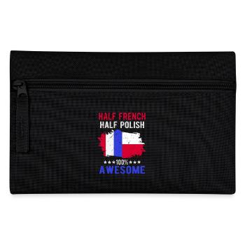 Half French Half Singaporean - Pencil Case - black - Front