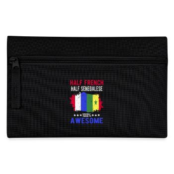 Half French Half Senegalese - Pencil Case - black - Front
