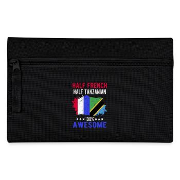 Halb Franzose Halb Tansanier - Federtasche - Schwarz - Vorne
