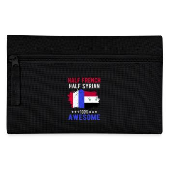 Halb Franzose Halb Syrier - Federtasche - Schwarz - Vorne