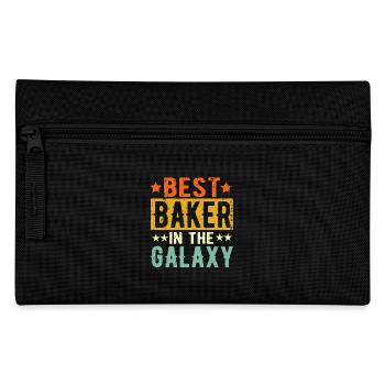 Best Bäcker ever Bäcker Geschenk - Federtasche - Schwarz - Vorne