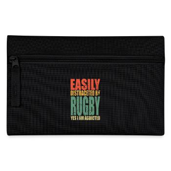 Rugby saying funny - Pencil Case - black - Front