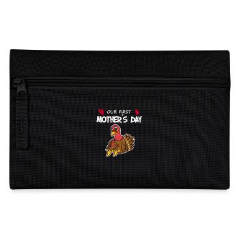 Mother's Day Gift - Our First Mother's Day - Pencil Case - black - Front