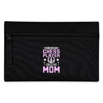 Mon joueur d'échecs préféré m'appelle maman - Trousse - noir - Devant