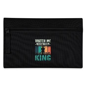 Taking your king chess - Federtasche - Schwarz - Vorne
