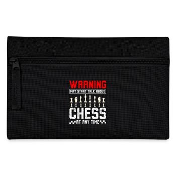 May start talking about chess - Federtasche - Schwarz - Vorne