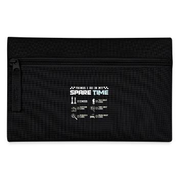 Thinags I do in my spare tieme play chess - Pencil Case - black - Front