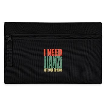 Jianzi dit drôle - Trousse - noir - Devant