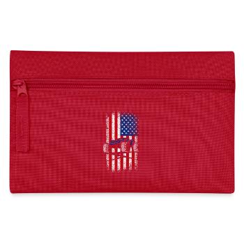Drapeau américain Américain Rc voiture racer - Trousse - rouge - Devant