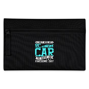 J’ai besoin de ma voiture rc pour passer une journée géniale - Trousse - noir - Devant
