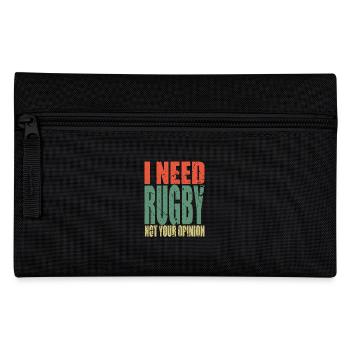 Rugby saying funny - Pencil Case - black - Front