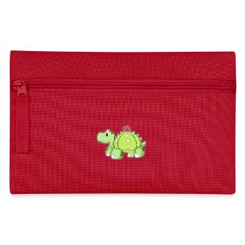 Turtle Cactus - Pencil Case - red - Front