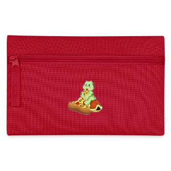 Turtle Pizza - Pencil Case - red - Front