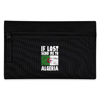Algeria Flag Saying - Pencil Case - black - Front