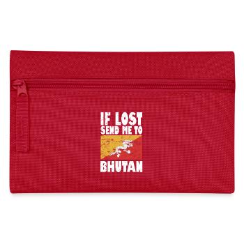 Drapeau du Bhoutan Disant - Trousse - rouge - Devant