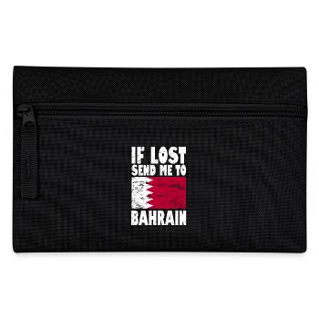 Bahrain Flag Saying - Pencil Case - black - Front