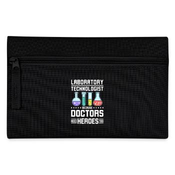Laboratory technologist doctors need heroes too - Pencil Case - black - Front